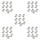 thumbnail image 3 of Yuarrent 10 piezas de chaqueta con cremallera, tope inferior, bolso de mano, monedero, tapa con cremallera, retenedor deslizante, herramienta de Type2 NO2, 3 of 6