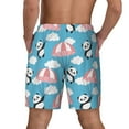 thumbnail image 4 of Gaeub Panda Flying in the Sky Mens Swim Trunks Stretch Beach Shorts Quick Dry for Men Swim Shorts Swimwear with Pockets- Large, 4 of 9