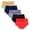 Red, variant on cfhntfmh 5pc Womens Cotton Underwear Stretchy High Waisted Plus Size Panties Breathable Solid Color Full Coverage Briefs