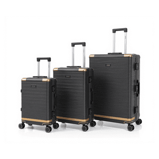 IZOD Noah Shell 3 Piece Luggage Set - Lightweight, Expandable