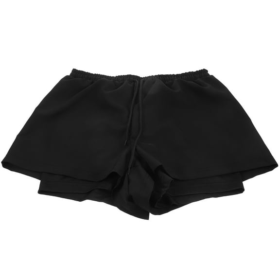 Men's Double Layer Swimming Trunks Shorts Mens for with Liner Pants Beach Supplies Man