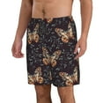 thumbnail image 2 of Logiee Butterfly1 Print Mens Swim Trunks Quick Dry Board Shorts,Breathable Hawaii Beach Shorts Swimwear Bathing Suits-Medium, 2 of 6
