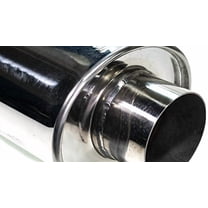 G3C21120LSquirrelly SilentMAX Stainless Steel Mini Muffler Resonator 2.5" Inlet/Outlet