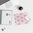 thumbnail image 3 of Girly Pink Mouse Pad,Bowknot Personalized Mouse Mat Design,Mouse pad for Desk Office Gaming Working,Gifts for Girls Women Female Friends,9x8 inches, 3 of 4