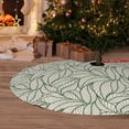 thumbnail image 6 of Pofeuu Leaves Print Christmas Tree Skirt, Merry Christmas Skirt Xmas Tree Ornaments for Xmas Holiday Party Decorations-36", 6 of 7