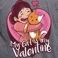 thumbnail image 3 of CafePress - My Cat Is My Valentine T Shirt - Mens Tri-blend T-Shirt, 3 of 4