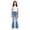 3# Blue, variant on FEDPOP Baggy Jeans for Girls Wide Leg Ripped High Elastic Waisted Denim Pants Cute Summer Trousers Y2K Streetwear 7-14Y
