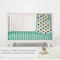 thumbnail image 3 of Bacati - Elephants Mint/Yellow/Grey Mini Crib Bedding Set, 3 of 11
