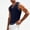 #0121-Navy, variant on Men Argyle Plaid Pattern V Neck Sleeveless Knit Pullover Vest Yellow Free Size Gift