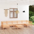 thumbnail image 1 of vidaXL 8 Piece Garden Lounge Set Solid Wood Pine, 1 of 8
