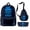 Navy, variant on Jey Uso Eat Sleep Yeet Repeat Backpack 3 Piece Set Rucksack Crossbody Bag Men Women Oxford Daypack Travel Bag