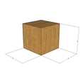 thumbnail image 2 of 5x5x5 Kraft Brown Corrugated Shipping Boxes, 32 ECT Single-Wall, Qty 150, 2 of 3