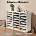 thumbnail image 4 of Literature Organizer, Classroom tudent Mailbox, 24 Compartment File Sorting Cabinet,Paper Sorter Desktop Organizer Rack for Classroom, Office, School, 4 of 11