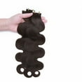 thumbnail image 3 of MY-LADY Wavy Tape in Remy Human Hair Extensions Curly Body Wavy Seamless Skin Weft Full Head Hairpiece US Stock 20PCS 18" #02 Dark Brown, 3 of 9