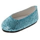 thumbnail image 4 of Lindos zapatos de lentejuelas Bling Bling aptos para muñecas de 14 '' Azul claro Sunnimix Dolls Sequins Shoes, 4 of 8
