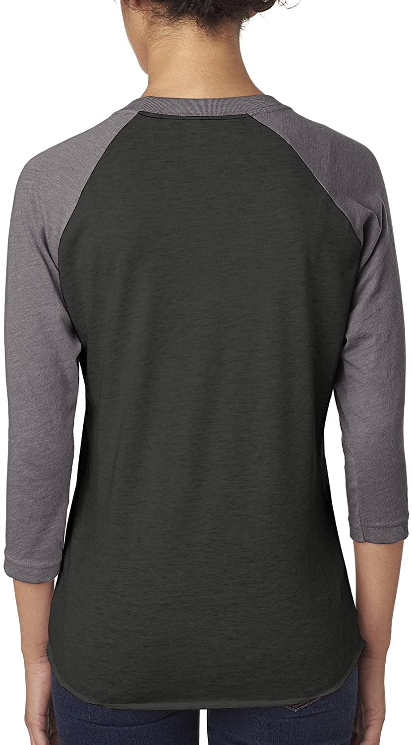 Mens Clementine Tri-Blend 3/4-Sleeve Raglan Tee