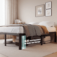 thumbnail image 4 of RLDVAY 18 inch Queen Heavy Duty Metal Bed Frame,No Box Spring Needed,Rounded Conrer Design,Easy Assembly,Black, 4 of 6