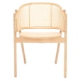 thumbnail image 4 of SAFAVIEH Couture Emmy Contemporary Wood Solid Dining Armchair, Natural, 4 of 14