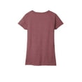 thumbnail image 4 of District  Women's Re-Tee  V-Neck DT8001 - 4XL Maroon Heather, 4 of 4