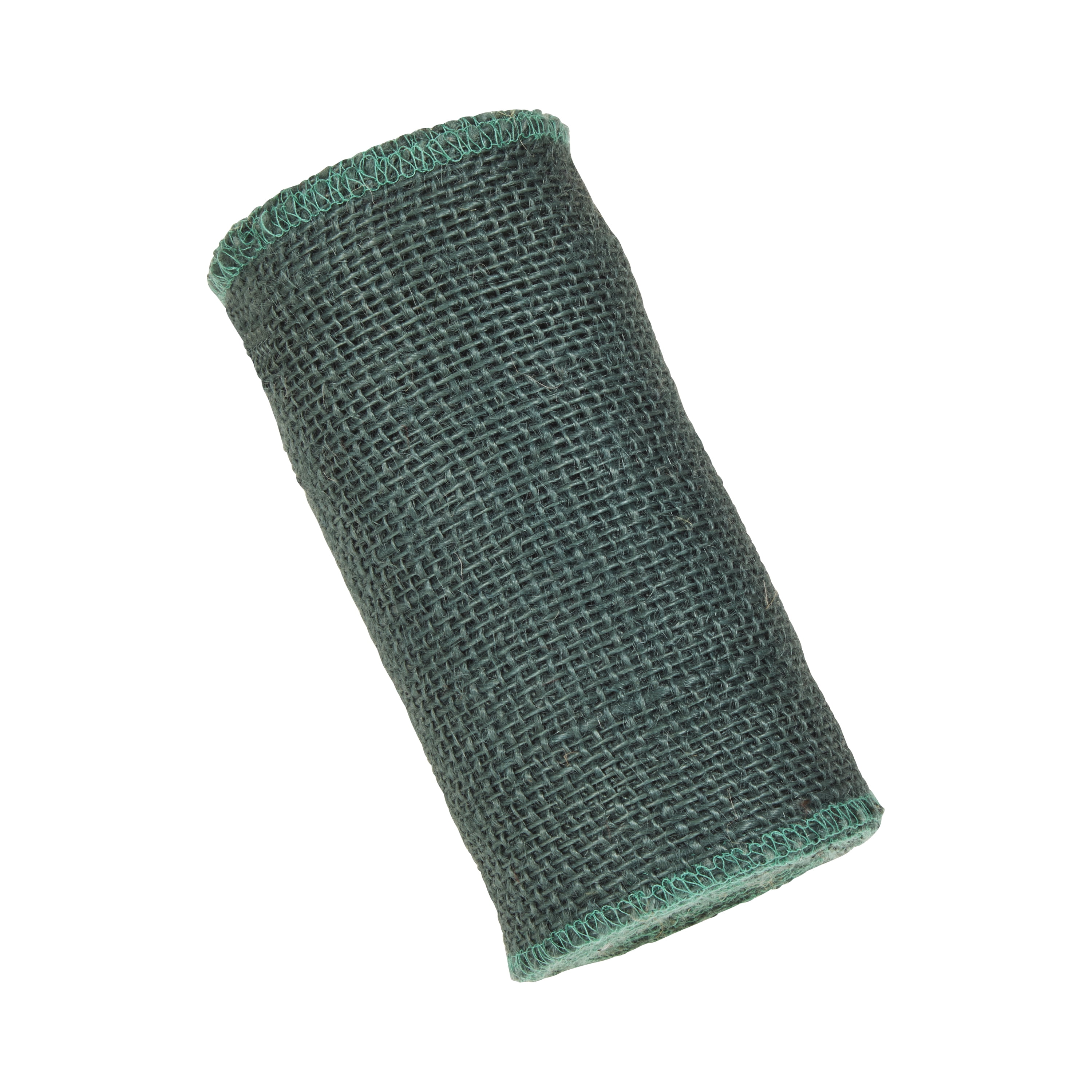 Love, Laugh, Craft Jute Burlap Roll Precut, Finished Edges, 6"W x 5-Yards, Green