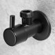 thumbnail image 3 of Black Angle Valve 304 Stainless Steel Water Stop Valve Leak-proof Water Cold And Hot General Bathroom Accessories, 3 of 5
