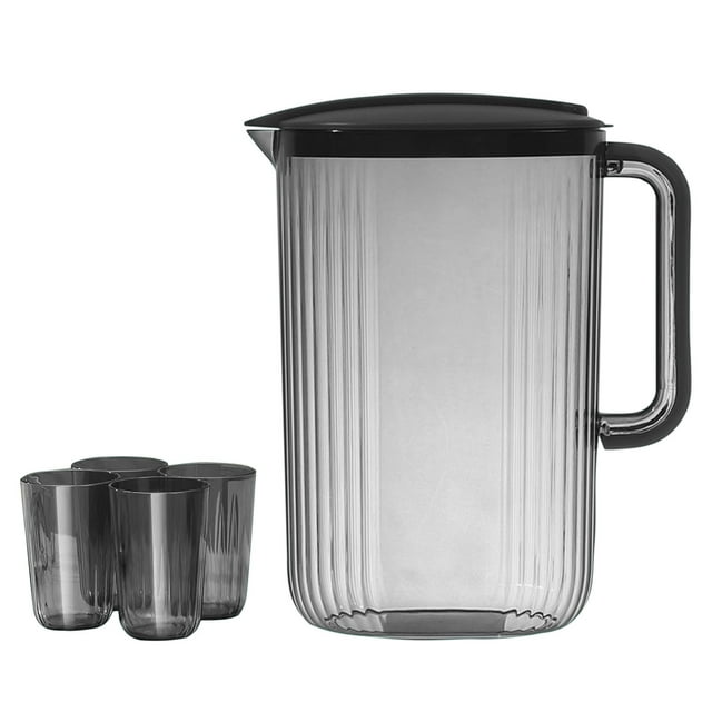 Kitchen Utensils Set Large Capacity Cold Water Bottle Mug Set Plastic Fridge Water Bottle Summer Drinking Utensils Set Large Water Bottle