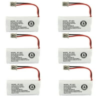 Kastar 6-Pack BT-1021 Battery Replacement for Uniden BT-1008 BT-1016 BT-1019 BT-1021 BT-1025 Toshiba DECT 2060 DECT 2080 Energizer ER-P152 ERP152 Empire CPH-515B CPH515B Sanyo CAS-D6325 CASD6325