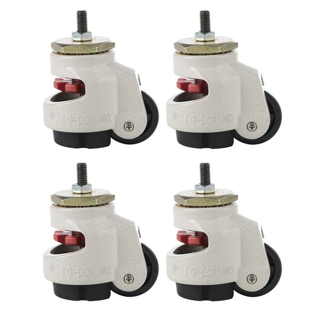 Level Adjustment Caster,4pcs Heavy Duty Level Level Adjustment Wheel Caster Wheel Industry