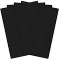 JAM Paper Mailing Address Labels, 1 x 2 5/8, 120/Pack, Black