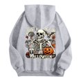 thumbnail image 3 of HUITKMM Oversized Hoodie Men's Halloween Printed Hooded Sweatshirt Fashionable Tops for Men 4769, 3 of 8