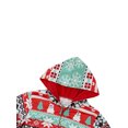 thumbnail image 4 of Seyurigaoka Family Matching Christmas Pajamas Outfit Cartoon Print Long Sleeve Hooded Jumpsuit Elasticated Closure Festive Pjs Clothing, 4 of 9