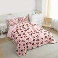 thumbnail image 3 of Feelyou Kawaii Love Heart Bedding Comforter Set, Fashion Graffiti Cartoon Twin Comforter Sets, Teens Kids Boys Girls Reversible Bedding Set, Luxury Bedroom Decor, 2pcs, 3 of 8