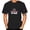 black, variant on Men's Anchor Graphic T-Shirt Soft Cotton Crew Neck Father's Day Short Sleeve Casual Top for Summer and Everyday Wear