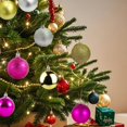 thumbnail image 6 of Glitter Christmas Ball Ornaments,3.93" Shatterproof Hanging Baubles, Sparkling Spherical Pendants, Christmas Tree Decorations, Holiday Party Display Ornaments, Festive Baubles for Xmas Tree, 6 of 6