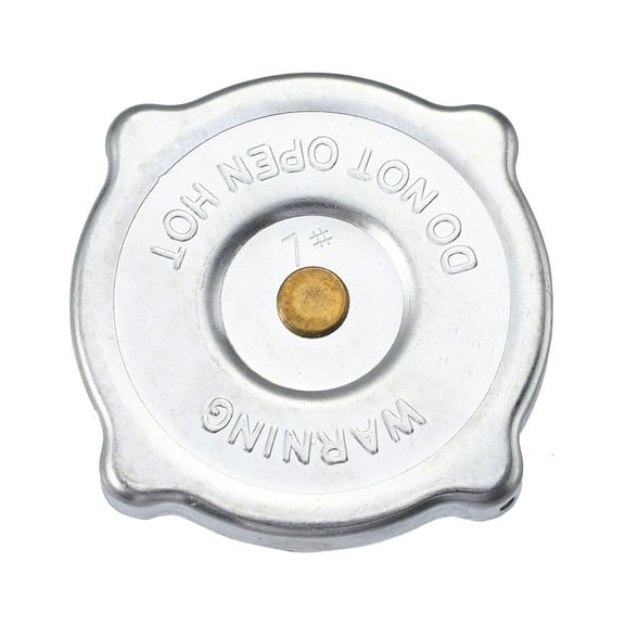 1pcs Stainless Steel Silver Tone Radiator Coolant Reservoir Recovery Cap 6L8617 for Caterpillar