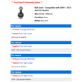 thumbnail image 2 of Ball Joint - Compatible with 2009 - 2012 Audi A4 Quattro 2010 2011, 2 of 2