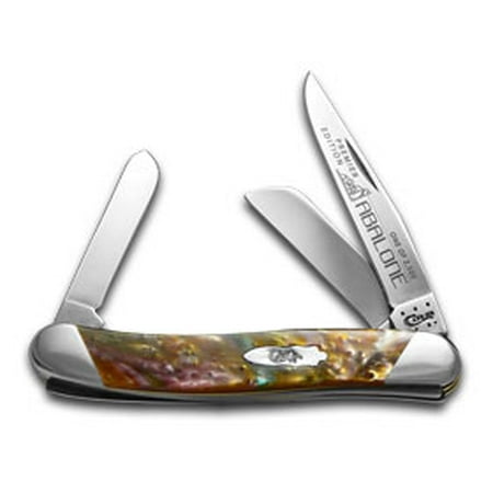 - Case Cutlery S9318AB Stockman Pocket Knife, Small, Abalone