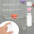 thumbnail image 4 of Uxcell 10Pcs Clear Glass Sample Vials, Small Liquid Bottles Pink 10ml, 4 of 7