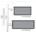 thumbnail image 3 of maskred Dog Fence Indoor Isolation Gate Breathable Mesh Playpen Foldable Obstacle Isolated Barrier Protection Net Outdoor 110-72cm, 3 of 9