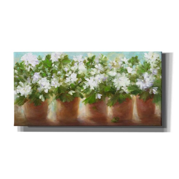 Epic Graffiti 'In Full Bloom' by Sheila Finch, Canvas Wall Art, 24"x12"