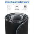 thumbnail image 3 of Long Mouse Pads for Desk,White and Black Of Leopard Print Desk Mats on Top Of Desks, Desk Mouse Pad Extra Large with 3mm Non-Slip Base and Stitched Edge for Gaming,Office,Work,Home 47.3"x23.6", 3 of 6