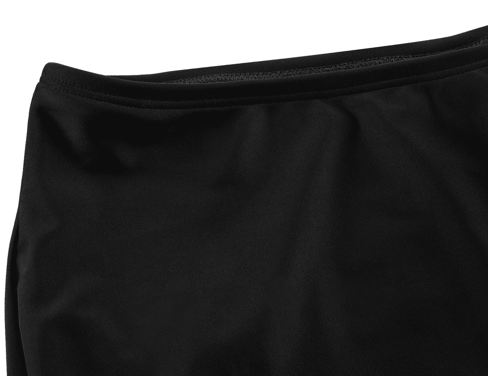 Hilor Women's Swim Skirt High Waisted Tankini Bottom Ruffled Swimwear Skirted Swimsuit Bottom
