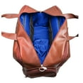 thumbnail image 6 of U Series | AVONDALE | 19" Leather, Triple Compartment, Carry-All, Travel, Laptop Duffel - Brown, 6 of 8