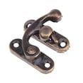 thumbnail image 3 of 10 unids/set Vintage hebilla cuerno cerraduras cierre gancho joyero candados (bronce), 3 of 9