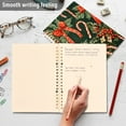 thumbnail image 4 of FORMRS 1-Subject Spiral Notebook 8" x 5" College Ruled 60 Refillable Sheet A5 Hard Cover, Christmas Holly Bows, 4 of 7