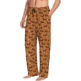 thumbnail image 3 of Kdxio Dachshund And Ball Print Men's Sleep Pajama Pant Lounge Pants with Pockets, 3 of 8