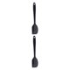 thumbnail image 3 of Naiovety Silicone Spatula Cooking Baking Scraper Heat-Resistant Cake Non-stick Tool Bending Batter Scrapers Spoon Mixing Tools Negro 2piezas, 3 of 6
