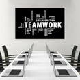thumbnail image 4 of Teamwork Canvas Wall Art - Large Framed Motivational Quotes Artwork Modern Home Decor - Inspirational Posters Decor For Office Framed Ready to Hang, 4 of 6