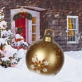 thumbnail image 1 of Xihbxyly Bola Navideña Inflable para Exteriores de 60 Cm, Pvc Resistente, Acabado Brillante, Decoración para Jardín, Punto Focal para Porche, Accesorio Inflable para Árbol de Navidad, 61 Cm, 1 of 6