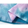 thumbnail image 4 of Topgal 100% Cotton Tie Dye Crop Top & Shorts Clothes Set Outfit for Big Girls Size 16/18, 4 of 5